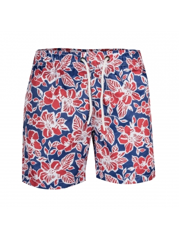 SLIM FIT PRINTED SWIM SHORT