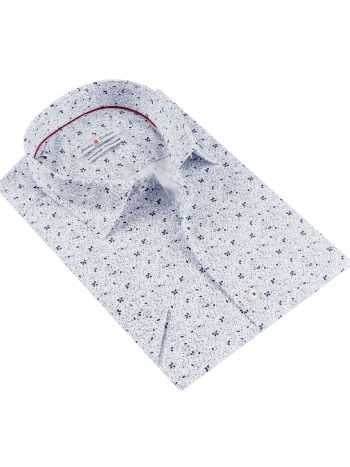 SLIM FIT MAJICA S KRATKIM RUKAVIMA I UZORKOM