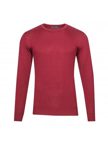 SLIM FIT PLAIN O NECK KNITWEAR