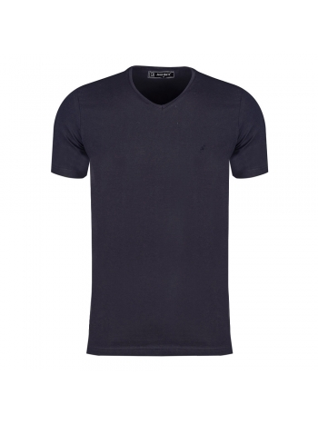 REGULAR FIT JEDNOSTAVNA V NECK TSHIRT