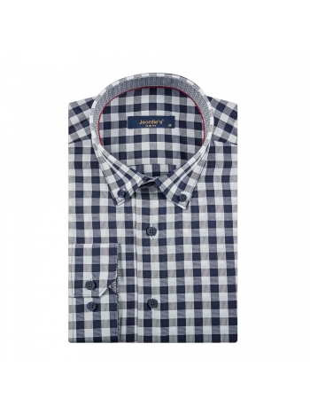 SLIM FIT KARIRANA MAJICA DUGIH RUKAVA