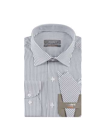 COMFORT FIT LONG SLEEVE SHIRT WITH HANDKERCHIEF