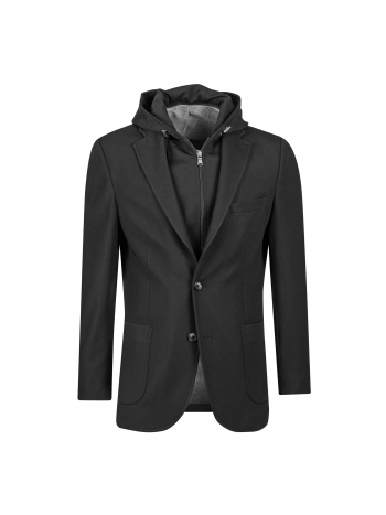 SLIM FIT JAKNA S KAPULJAČOM