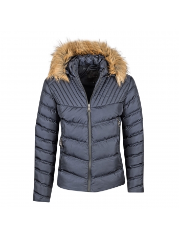 SLIM FIT HOODED JACKET