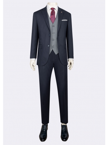 Suit with vest