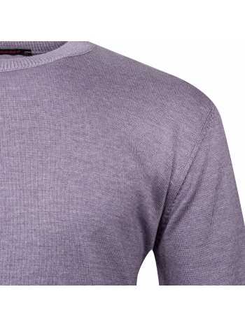 SLIM FIT PLAIN O NECK KNITWEAR