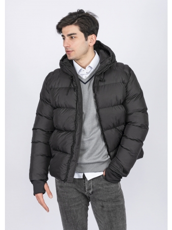 SLIM FIT HOODED JACKET