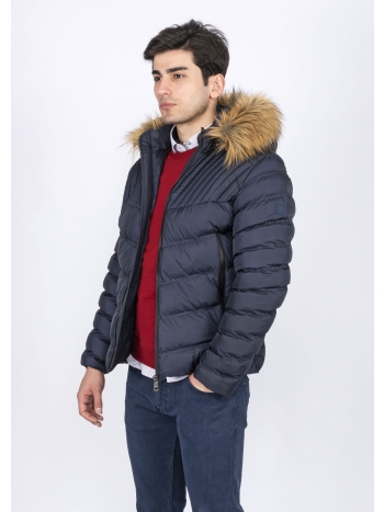 SLIM FIT HOODED JACKET