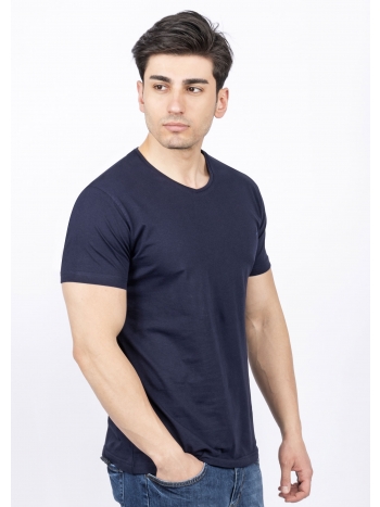 REGULAR FIT JEDNOSTAVNA V NECK TSHIRT