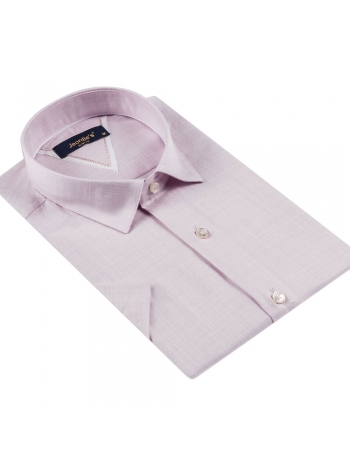 SLIM FIT SPORT COLLAR SHORT SLEVE SHIRT