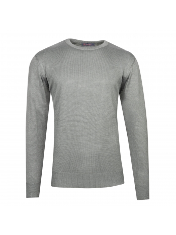SLIM FIT PLAIN O NECK KNITWEAR
