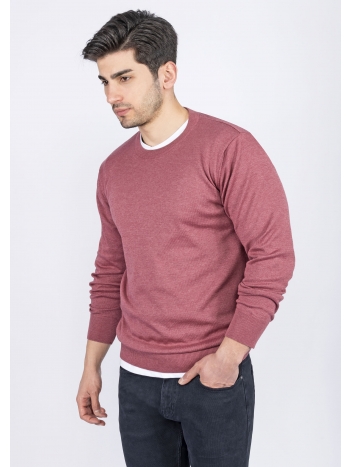 SLIM FIT PLAIN O NECK KNITWEAR