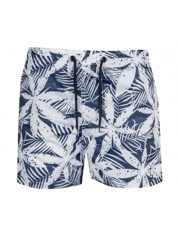 SLIM FIT PRINTED SWIM SHORT