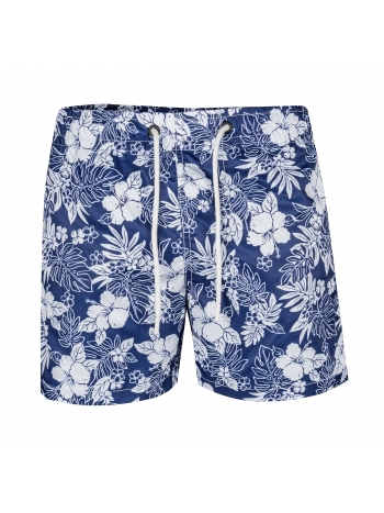 SLIM FIT PRINTED SWIM SHORT