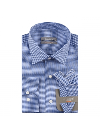 COMFORT FIT LONG SLEEVE SHIRT WITH HANDKERCHIEF