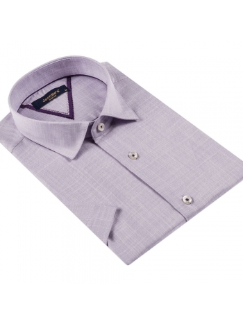 SLIM FIT SPORT COLLAR SHORT SLEVE SHIRT