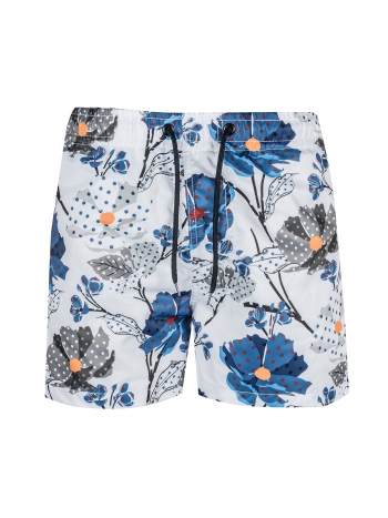 SLIM FIT KUPAĆE HLAČE S UZORKOM