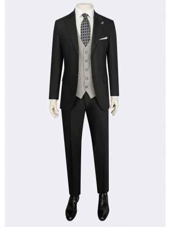 Suit with vest
