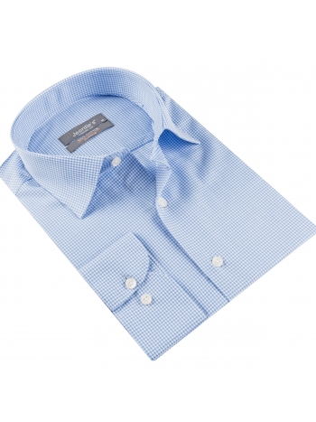 COMFORT FIT LONG SLEEVE SHIRT WITH HANDKERCHIEF