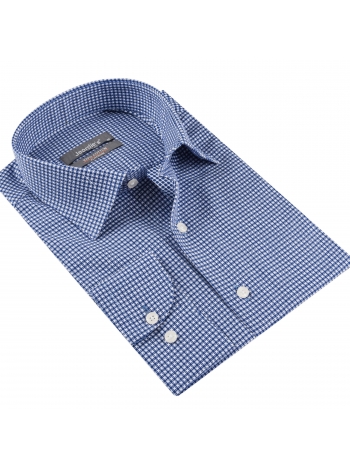 COMFORT FIT LONG SLEEVE SHIRT WITH HANDKERCHIEF